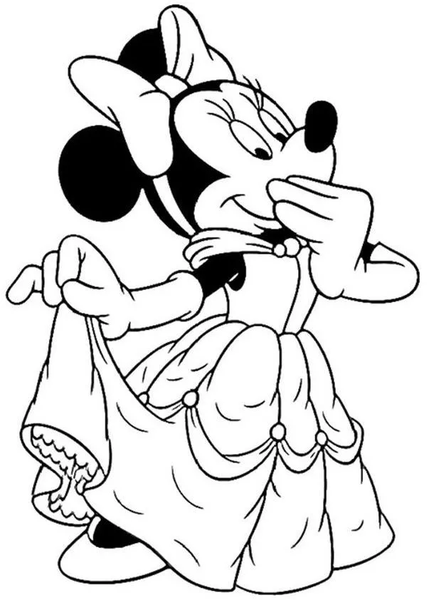 ▷ Dibujos de Minnie Mouse para colorear - Colorear24.com