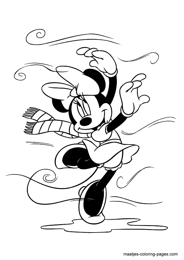 Dibujos de Minnie Mouse para colorear. | Ideas y material gratis ...