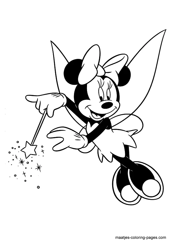 Dibujos de Minnie Mouse para colorear. | Ideas y material gratis ...