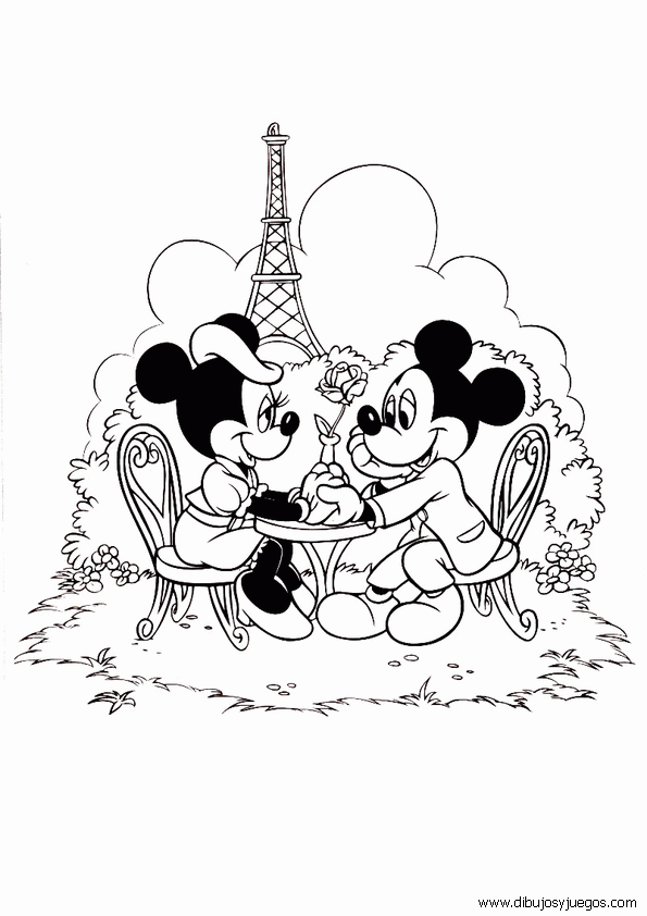 dibujos-de-minnie-mouse-063 | Dibujos y juegos, para pintar y colorear