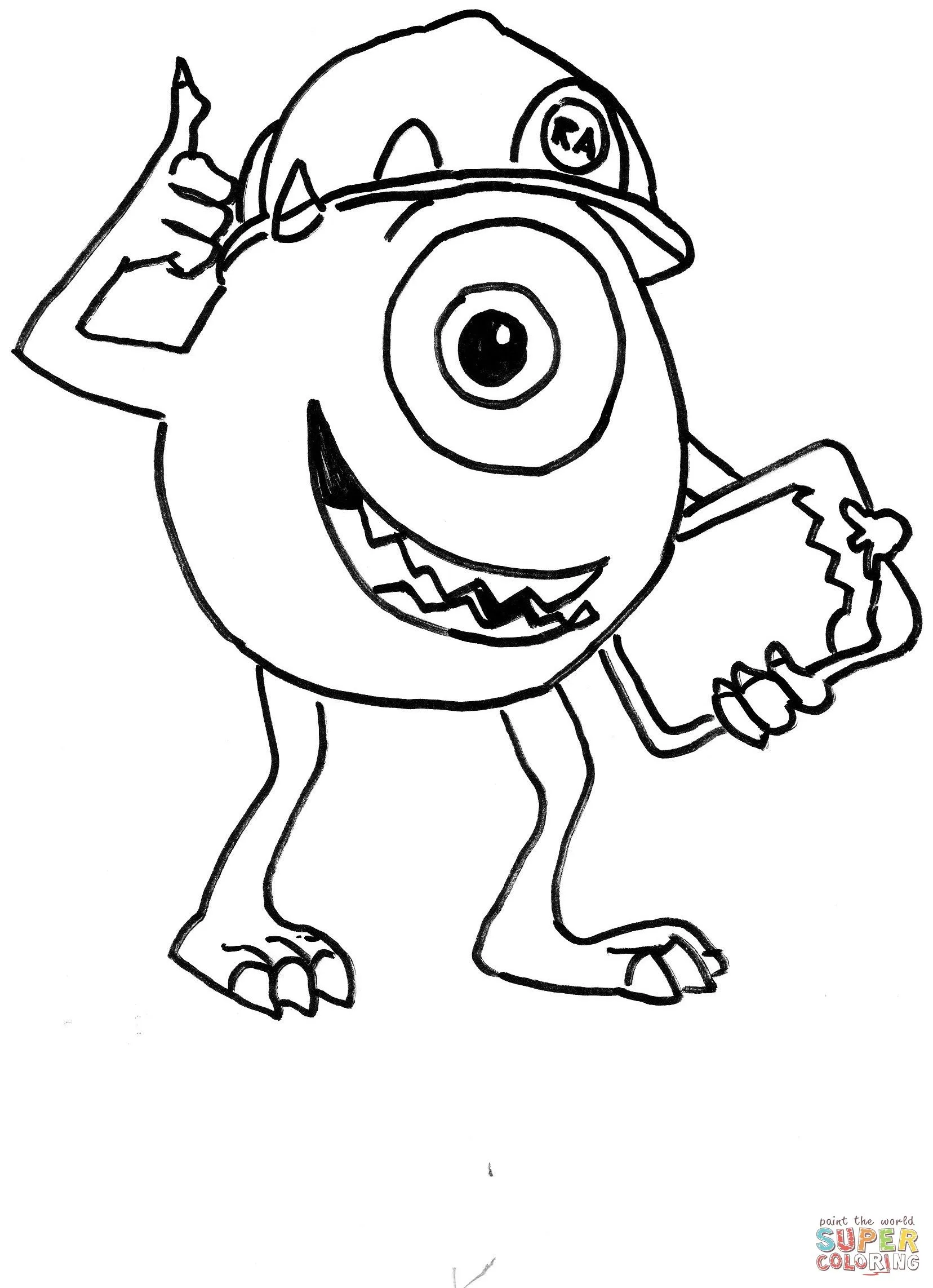 Dibujos de Monstruos, S.A. (Monsters, Inc.) para colorear ...