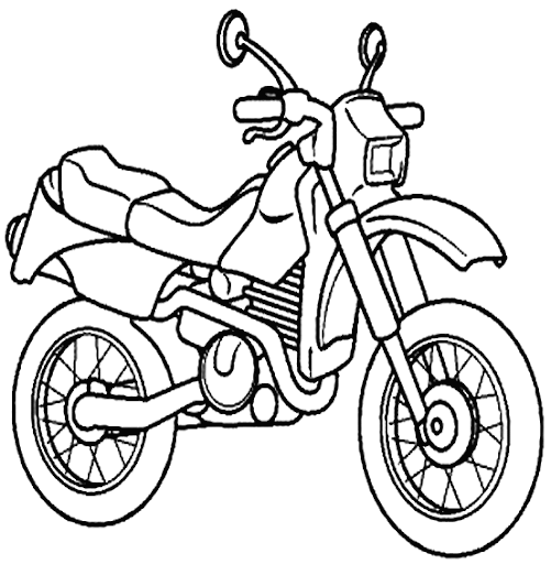 Dibujos de motos para colorear e imprimir - Imagui