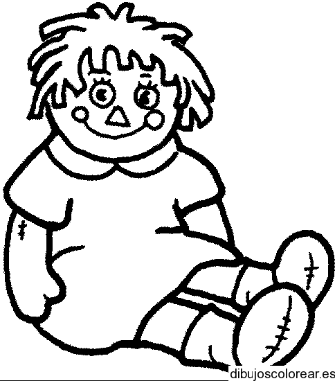 Dibujos De Muñeca De Trapo Para Imprimir Y Colorear Con Los Niños ...
