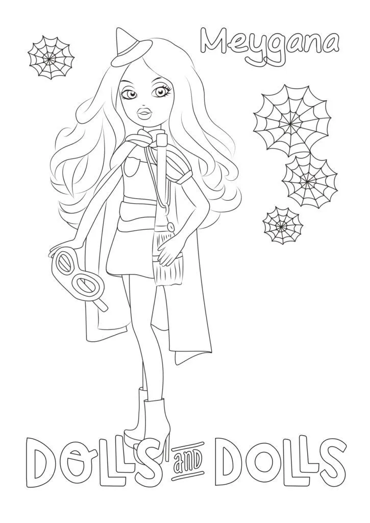 Dibujos de MUÑECAS para COLOREAR GRATIS - Dolls And Dolls