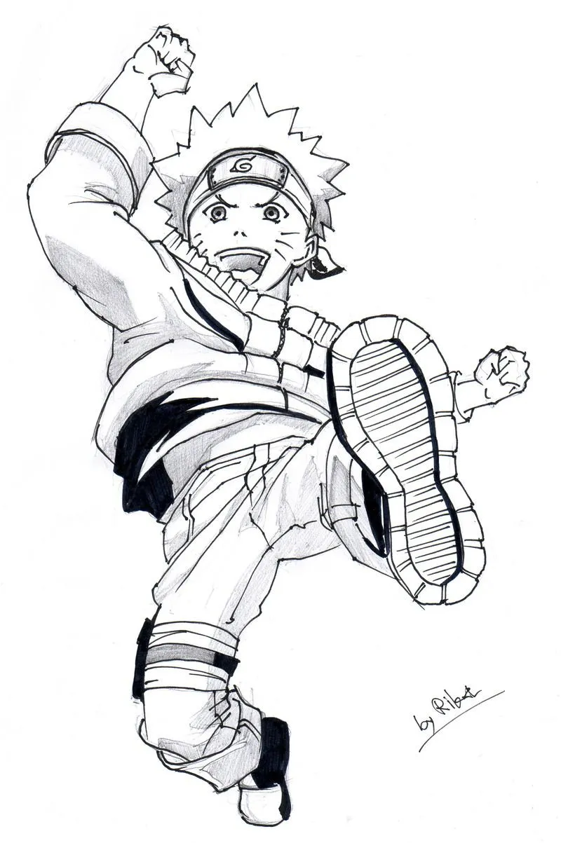 Dibujos de Naruto para Colorear