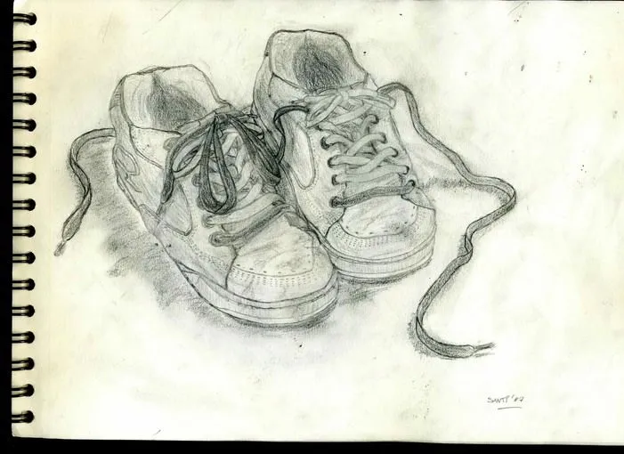 Dibujos de zapatillas - Imagui