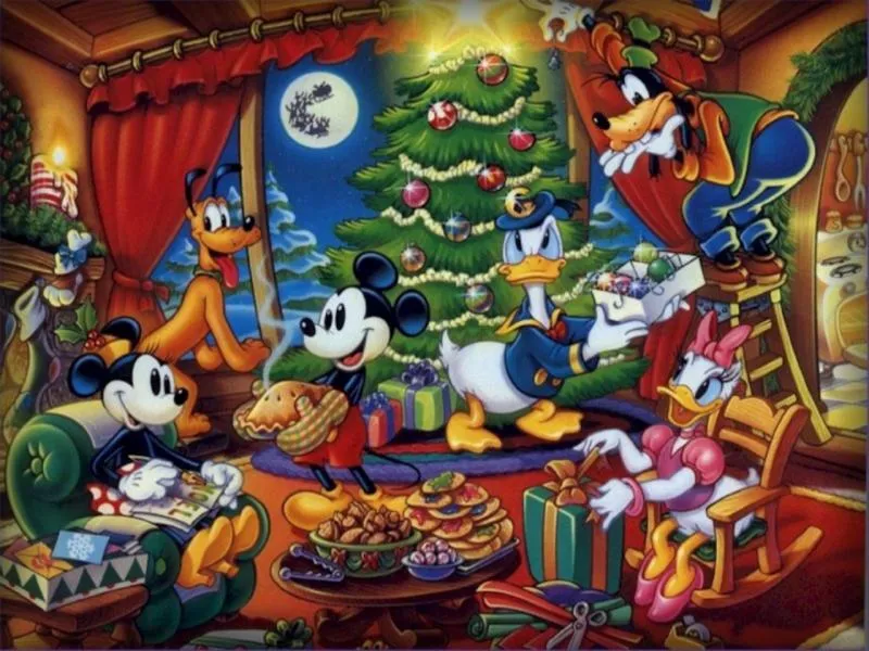 Dibujos De Navidad De Disney A Color