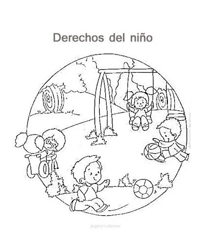 Derecho a la recreacion para colorear - Imagui