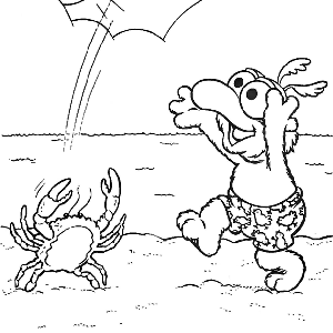 Dibujos para niños de playa y verano