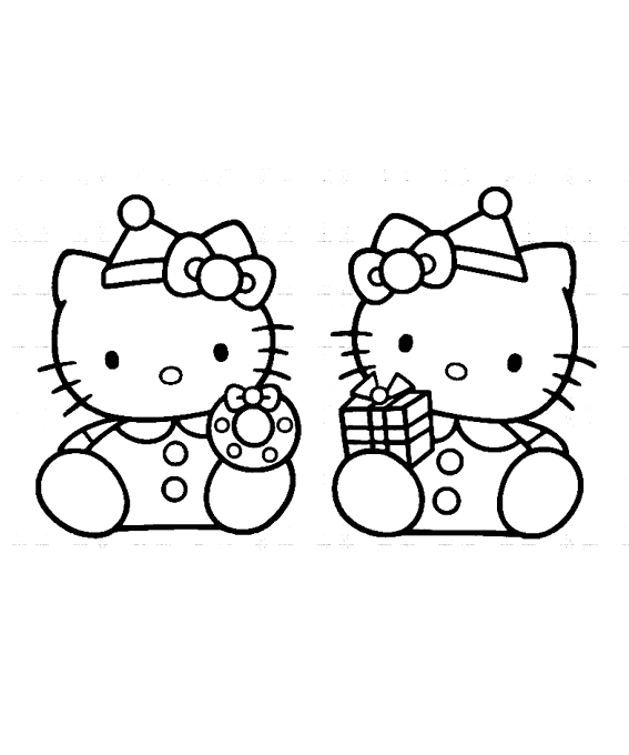 DIBUJOS PARA NIÑOS DE HELLO KITTY PARA COLOREAR:HELLO KITTY DE ...