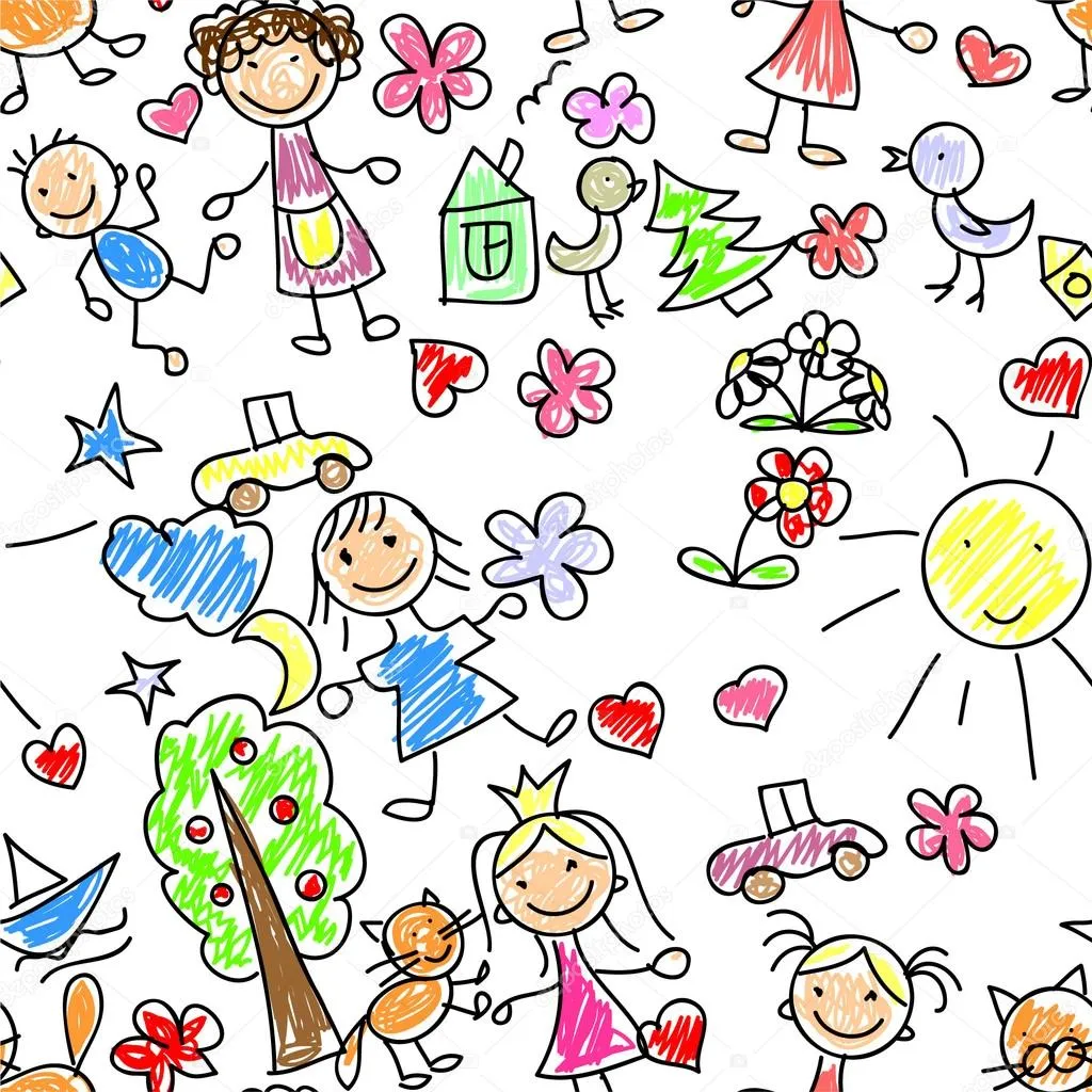 dibujos para niños — Vector stock © virinaflora #