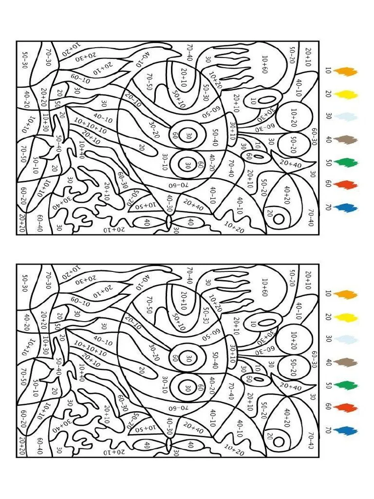 Dibujos Numeros para Pintar 1 | PDF