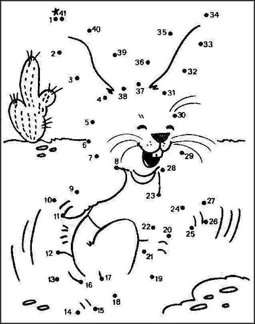 Dibujos con puntos para niños - Dibujos para colorear - aColorear