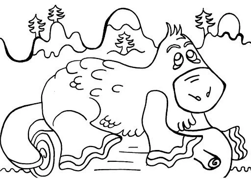 DIBUJOS DE ORNITORRINCOS PARA COLOREAR