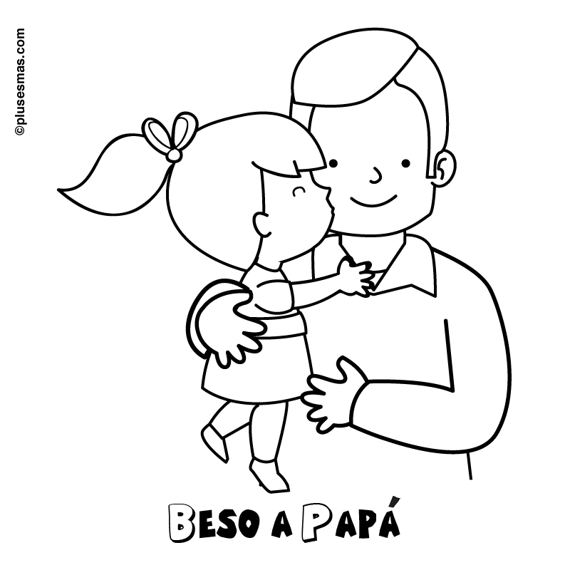 Dibujos de día del padre. Ocio en casa, Colorear con niños y ...