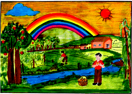 Dibujos de paisaje natural y cultural - Imagui