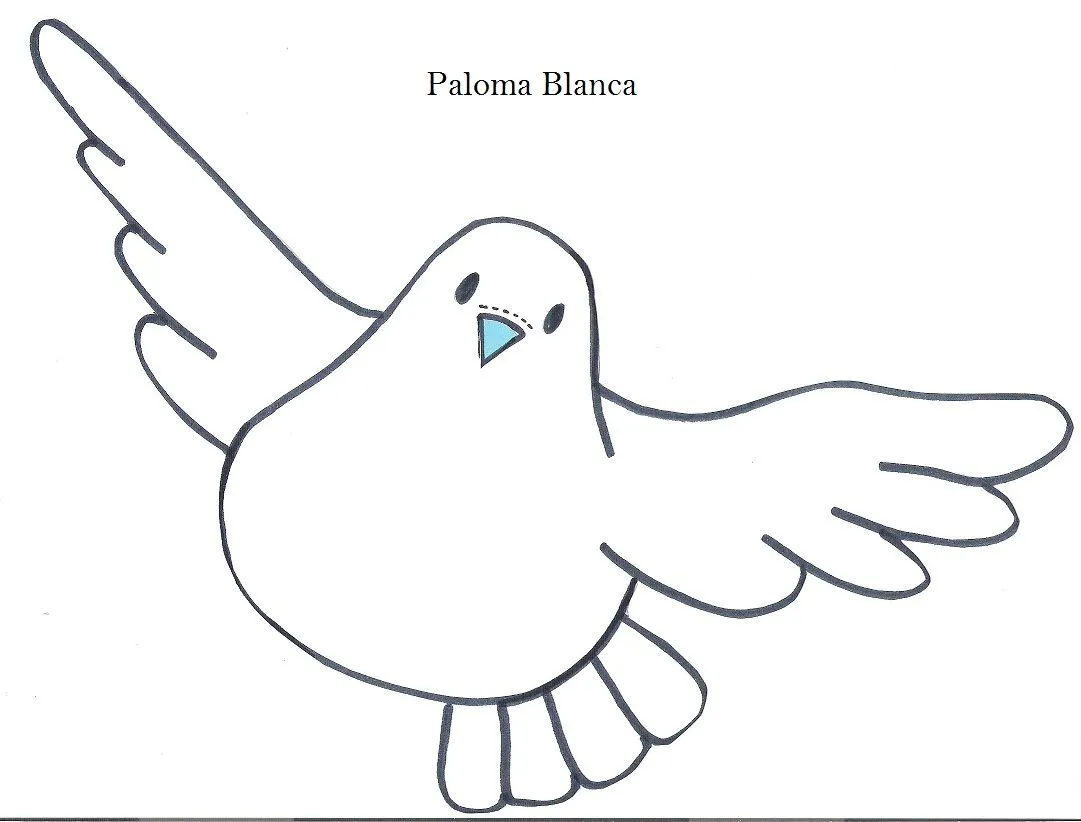 Dibujos de palomas blancas - Imagui