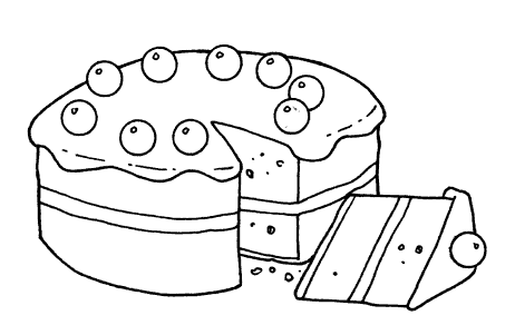 Dibujos de pastelitos animados para colorear - Imagui