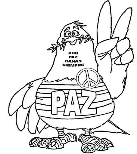 Dibujos de la paz faciles - Imagui