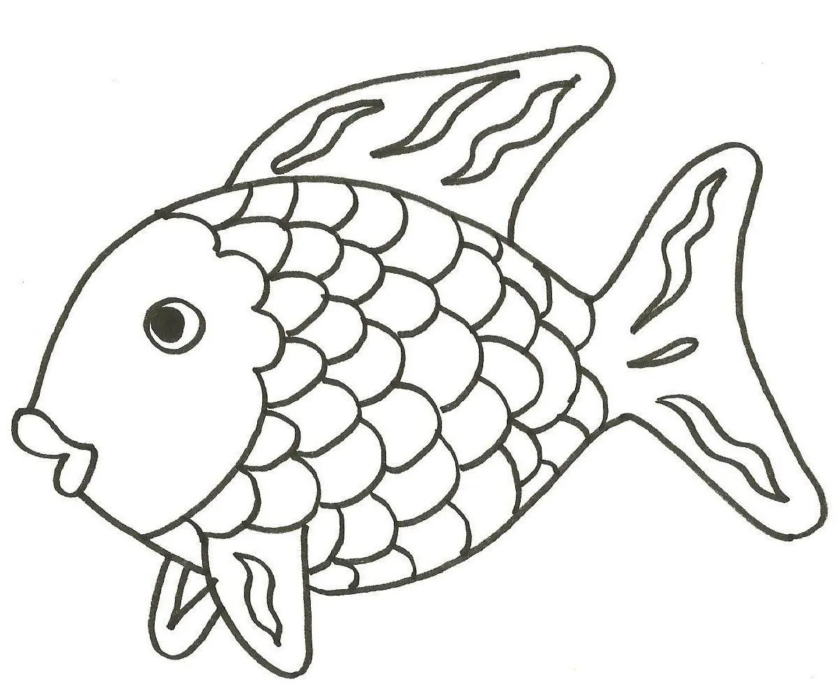 Dibujos de peces para colorear