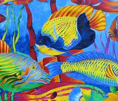 Dibujos de peces tropicales