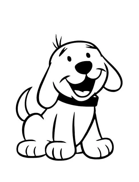 Dibujos de perros para colorear para niños - Imagenes De Perros