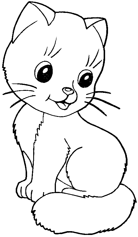 Dibujos de perros y gatos para pintar | Colorear imágenes