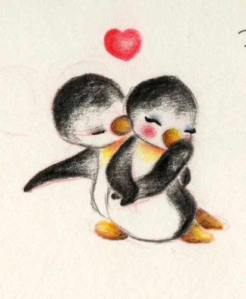 Dibujos de pinguinos enamorados - Imagui | Dibujos | Pinterest ...