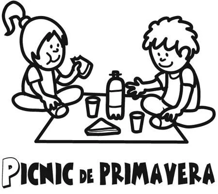 DIBUJOS DE LA PRIMAVERA PARA PINTAR. | Blog 1r Ciclo.