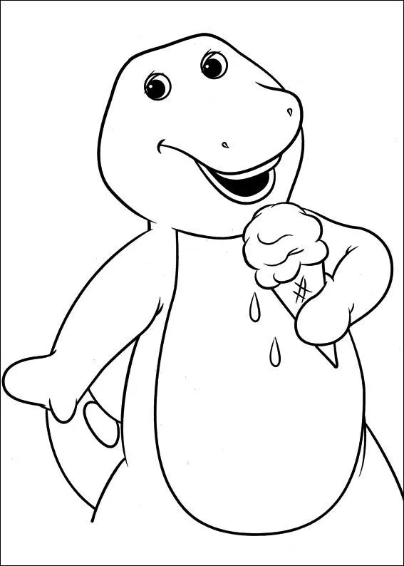 Dibujos Para Pintar y Colorear Gratis: Dibujos de Barney y sus ...