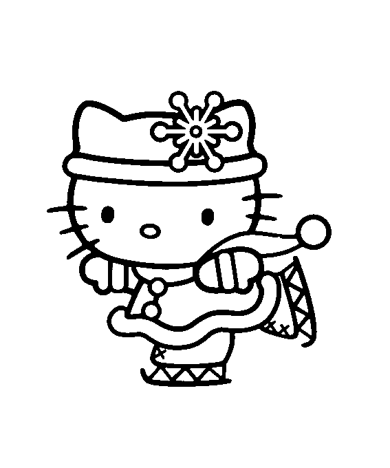 DIBUJOS PARA PINTAR Y COLOREAR DE HELLO KITTY:HELLO KITTY ...