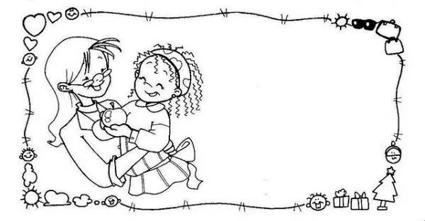 Dibujos para pintar del Día de las Maestras Jardineras | Colorear ...