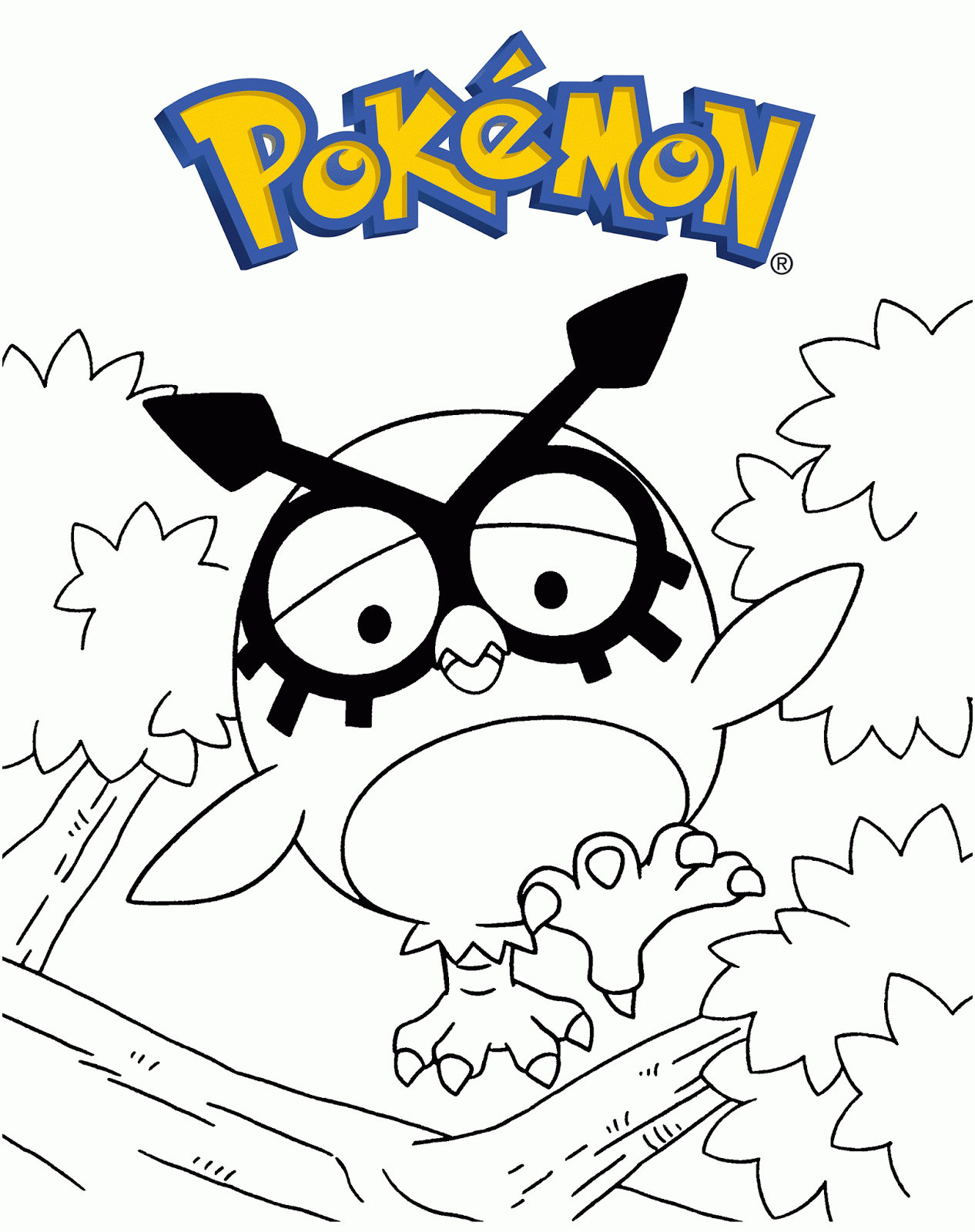 Dibujos para pintar de pokemon