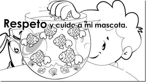 Dibujos para pintar sobre la responsabilidad - Imagui