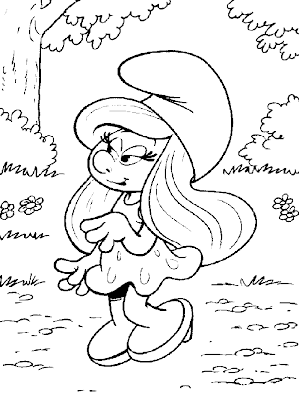 Dibujo de pitufos para colorear - Dibujos para colorear - aColorear