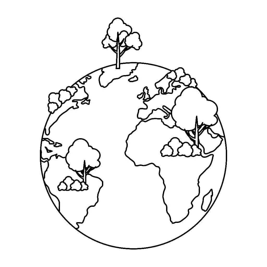 Dibujos de Planetas para colorear (90 Piezas). Imprima gratis