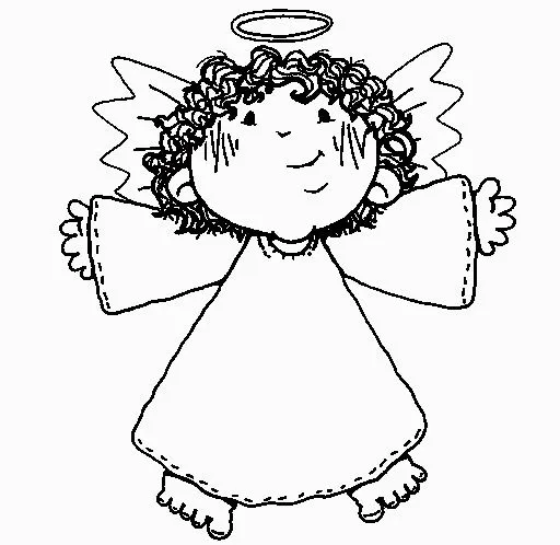 Dibujos y Plantillas para imprimir: Angelitos