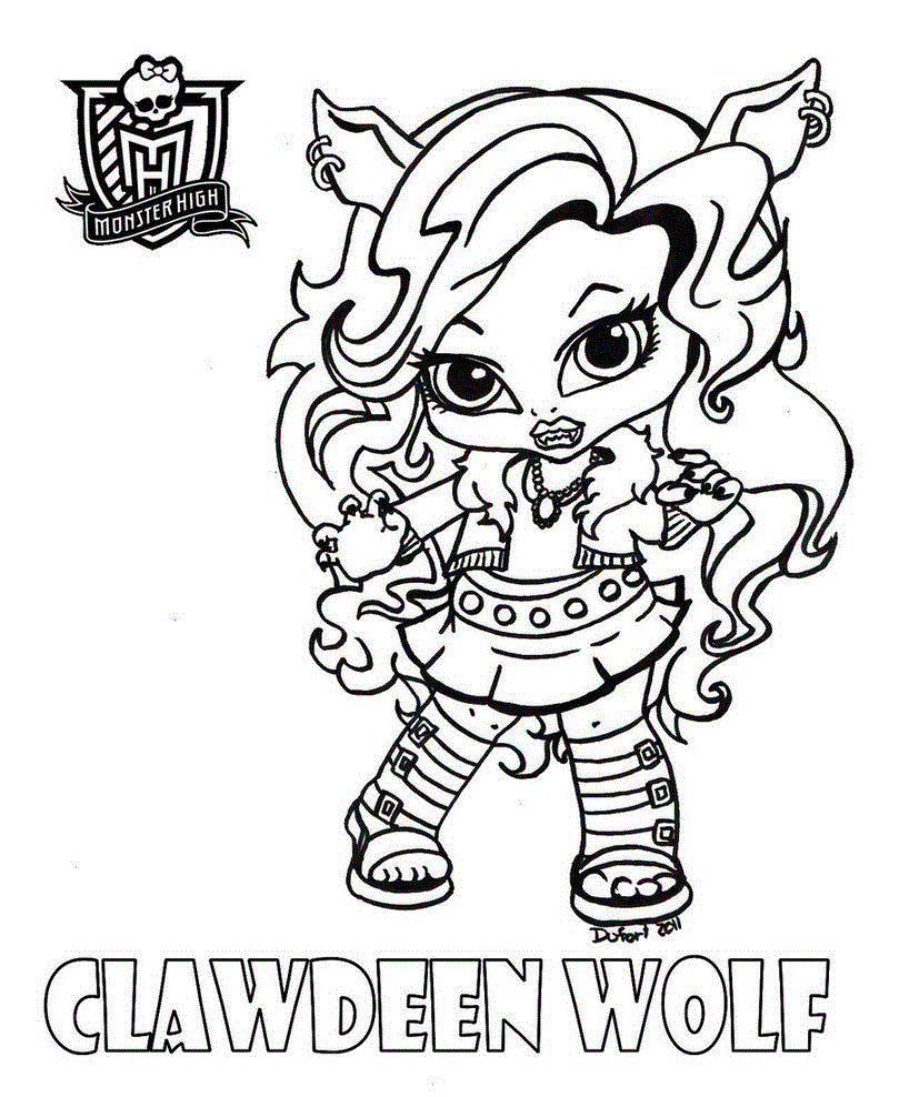 Dibujos y Plantillas para imprimir: Monster High