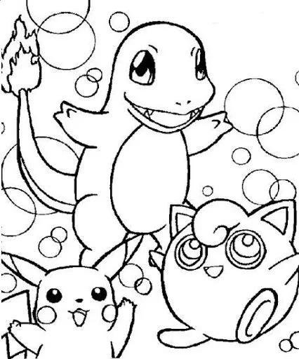 Dibujos y Plantillas para imprimir: Dibujos de Pokemon para pintar ...