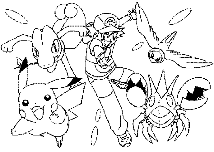 Dibujos y Plantillas para imprimir: Dibujos de Pokemon para pintar ...