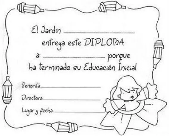 Dibujos y Plantillas para imprimir: Diplomas para imprimir