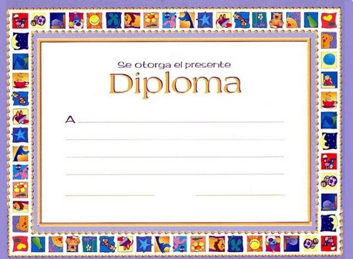 Dibujos y Plantillas para imprimir: Diplomas para imprimir