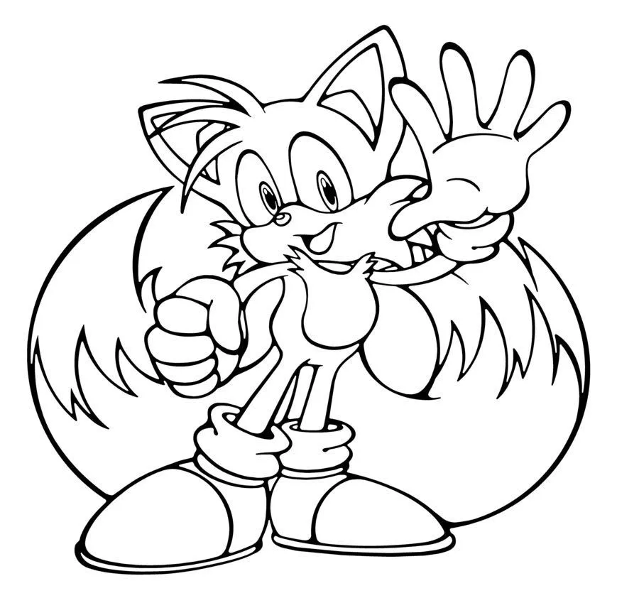 Dibujos y Plantillas para imprimir: Sonic