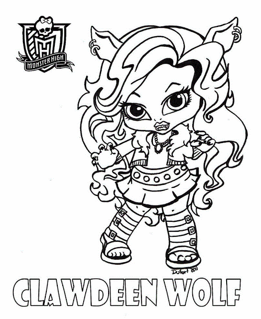 Dibujos y Plantillas para imprimir: Monster High