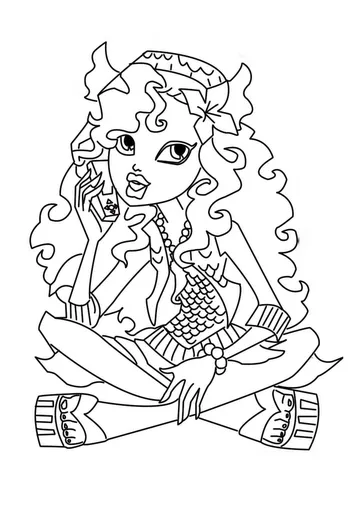 Dibujos y Plantillas para imprimir: Monster High