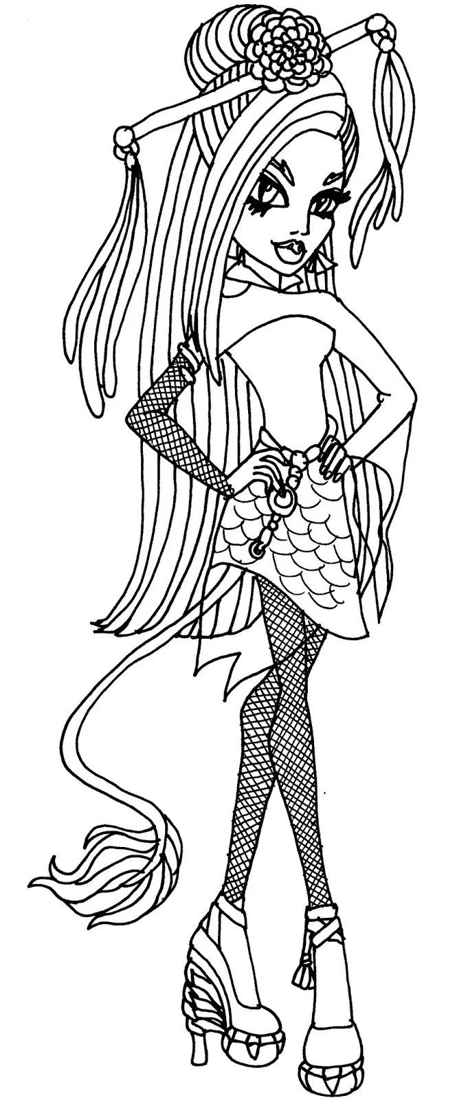 Dibujos y Plantillas para imprimir: Monster High