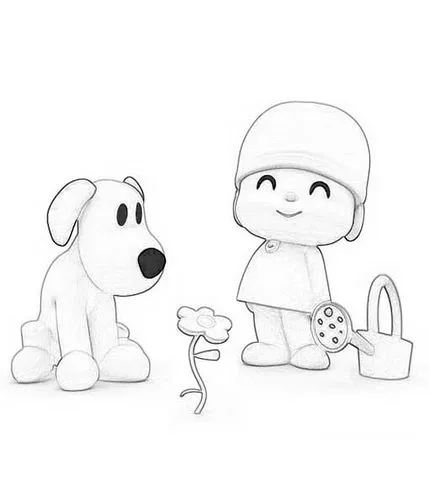 Dibujos y Plantillas para imprimir: POCOYO