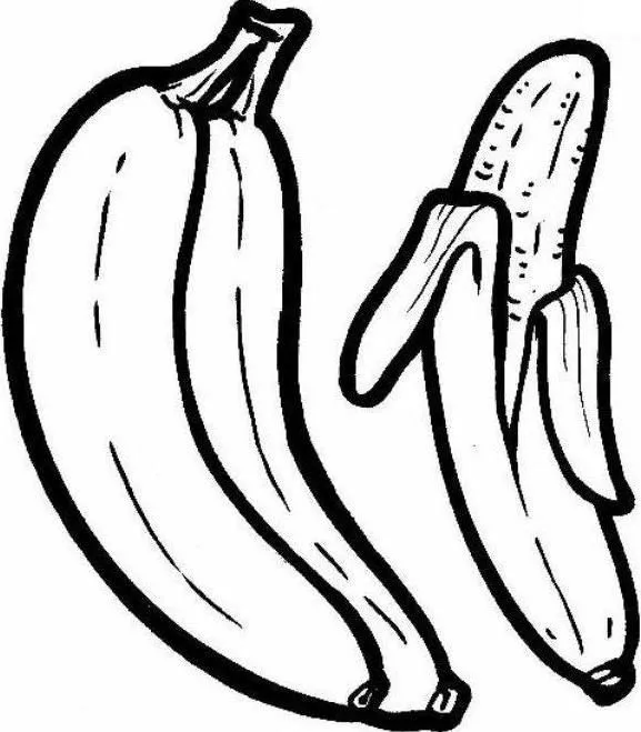 Dibujos de platanos para imprimir - Imagui