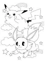 Dibujos Pokemon para colorear 2 para niños