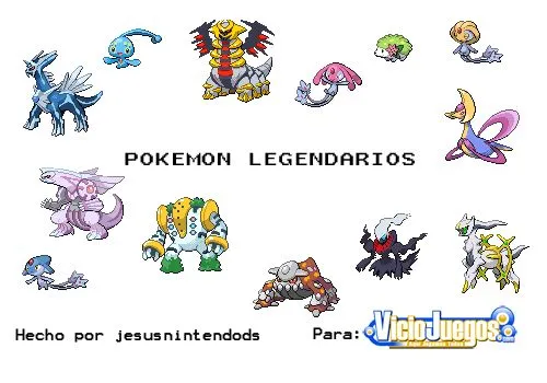 Dibujos pokemon legendarios - Imagui